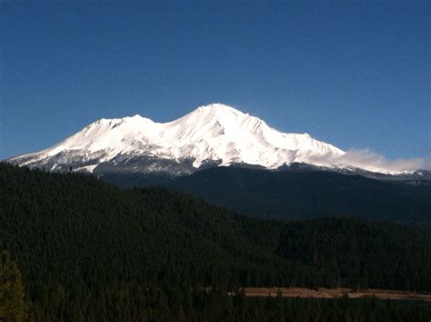 New snowfall on Mt Shasta | Castle Rock Water