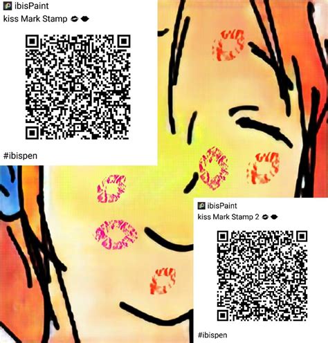 Kiss Mark Stamp Ibis Paint X Code Qr Brush Kiss Mark Digital Art