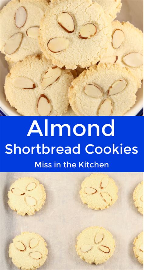 Almond Shortbread Cookies {gluten Free} Miss In The Kitchen