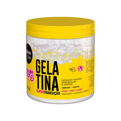 Gelatina todecacho Super Transição Capilar Salon Line 550g Sol Peeling