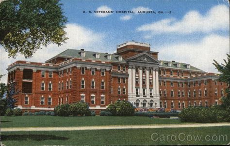 U.S. Veterans' Hospital Augusta, GA Postcard