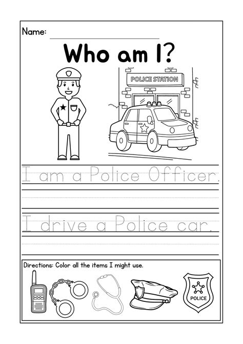 Page 2 Free And Customizable Police Templates Worksheets Library