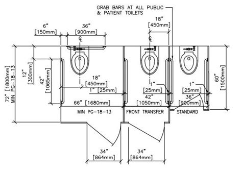 Non Ada Bathroom Stall Dimensions Image Of Bathroom And Closet