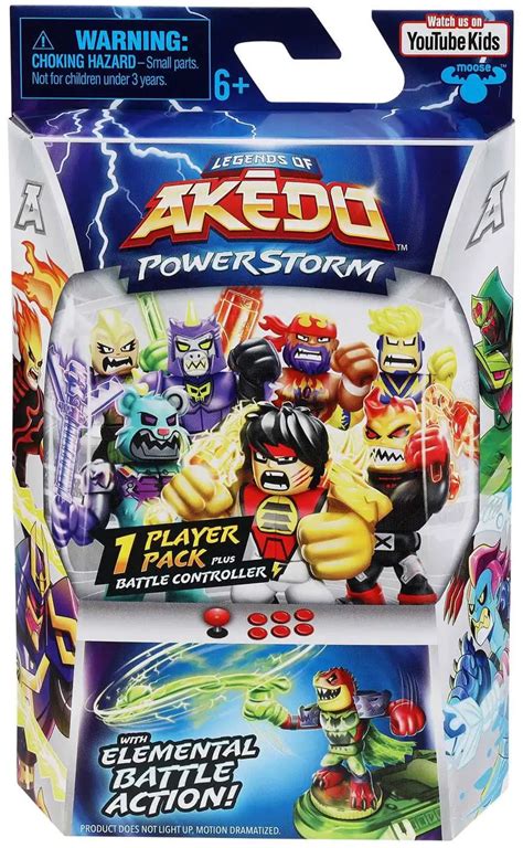 Legends Of Akedo Powerstorm Player Pack Plus Battle Controller