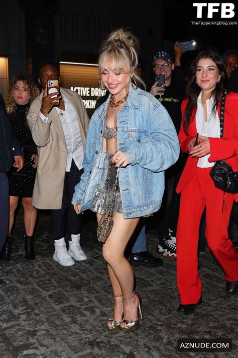 Sabrina Carpenter Sexy Seen Flaunting Her Hot Figure At The Boom Room Met Gala Afterparty In New