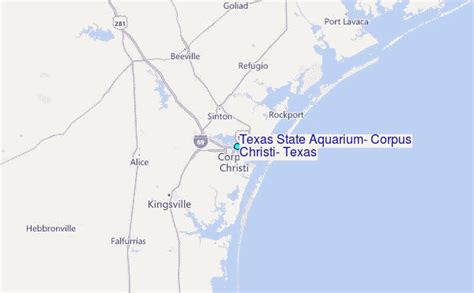 Texas State Aquarium Corpus Christi Texas Tide Station Location Guide