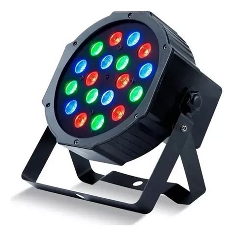 Canhão De Luz Refletor Rgb 18 Leds Dmx Bivolt Strobo MercadoLivre