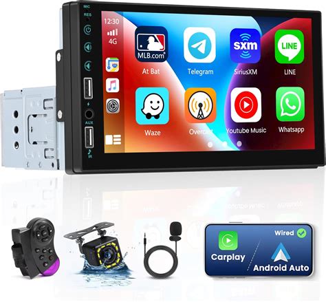 Amazon Car Stereo Single Din Apple CarPlay Android Auto 7