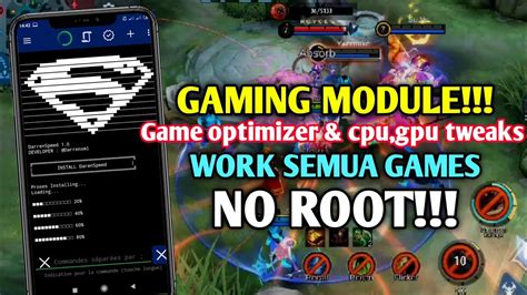 Darren Speed 1 0 Module Gaming No Root Game Optimizer Cpu Gpu Tweaks