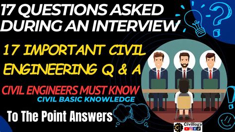 Common Interview Questions For Civil Engineers Interview Questions