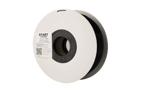 Пластик для 3D печати PETG черный 1 кг. Start KREMEN - #hoztop