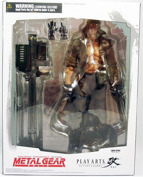 Metal Gear Solid Liquid Snake Figurine Play Arts Kai Square Enix