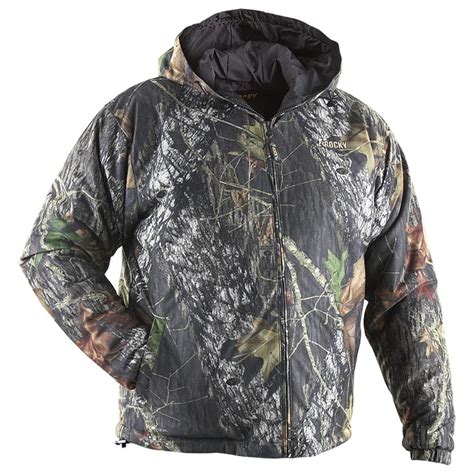 Rocky Lightweight Insulated Camo Hooded Jacket Camo Jackets