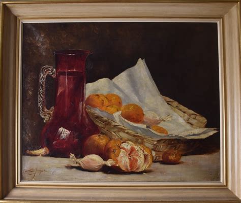 Proantic Charles Jung Nature Morte Aux Oranges 1896