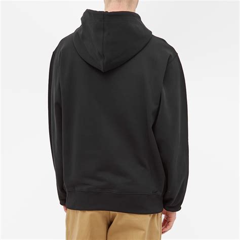 Helmut Lang Core Logo Popover Hoody Black End Us