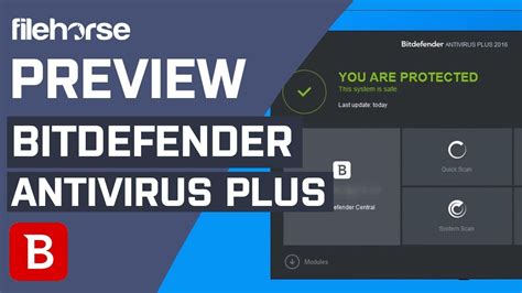 Bitdefender Antivirus Plus 2016 Antivirus Protection Against Malware