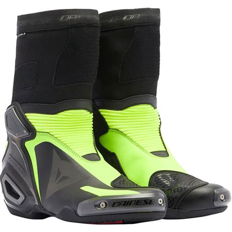 Dainese Axial Boots Black Fluo Yellow Free Uk Delivery