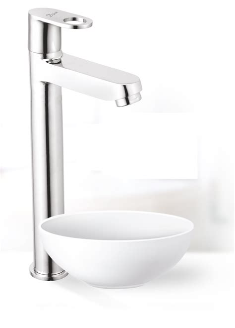 Stainless Steel Prime Dson S Hi Neck Pillar Cock For Bathroom