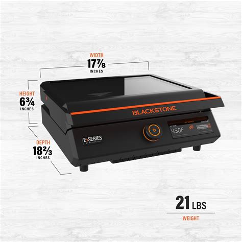 "Blackstone E-Series 17"" Electric Indoor/Outdoor Flat Tabletop Griddle ...