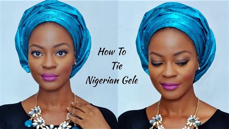 How To Tie Nigerian Sego Gele Tutorial Omobola Missglam Youtube