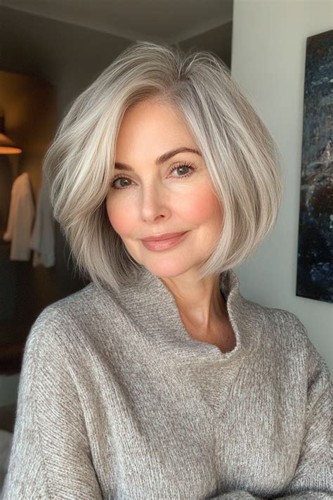 54 Stunning Bob Hairstyle Ideas For Women Over 60 Stylish Cuts For In