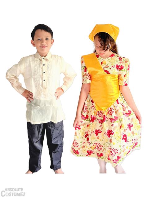 Barong And Filipiniana • Costume Shop Singapore For School Kids