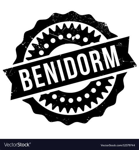 Benidorm stamp rubber grunge Royalty Free Vector Image