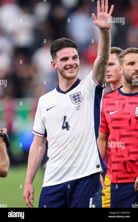 Frankfurt Deutschland Juni Declan Rice Von England Dankt Den