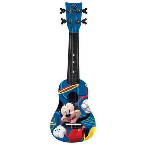 First Act Disney Mickey Mouse Mini Guitar Mo390 Blue Toys And Games