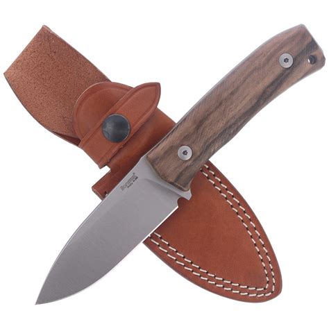 LionSteel Bushcraft Walnut Fixed Satin Blade M4 WN KnivesMania