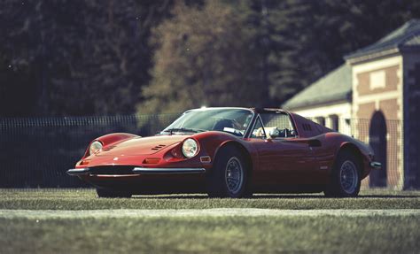 4k Dino 246 Gt Ferrari Cabriolet Red Hd Wallpaper Rare Gallery