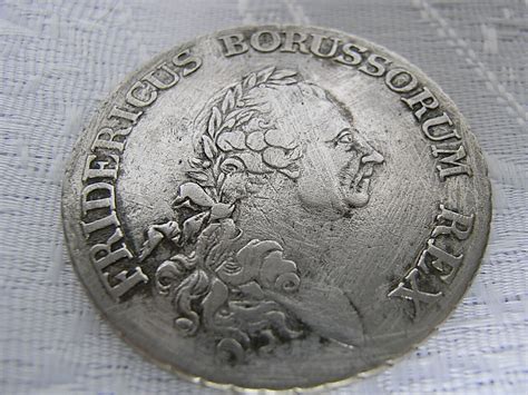 Preussen Silber Reichs Thaler Fredericus Borussorum Rex 1784 A EBay