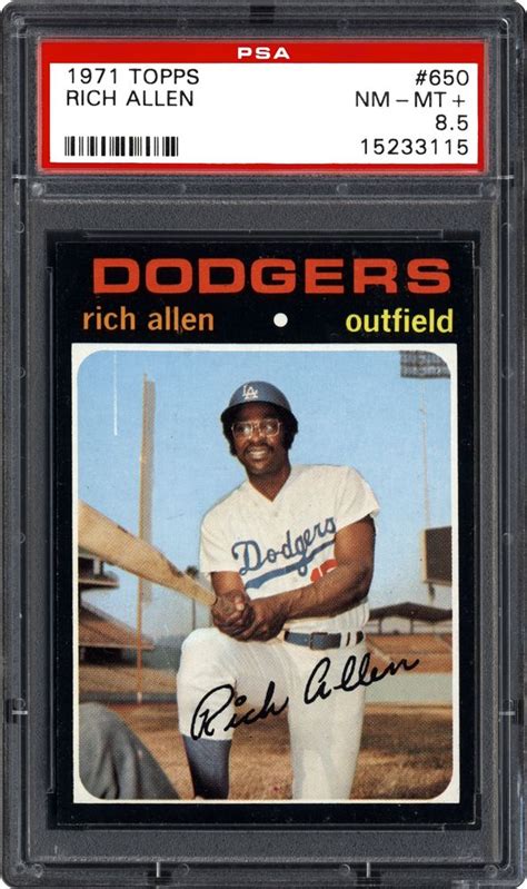 1971 Topps Rich Allen Psa Cardfacts®