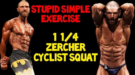 Get More Quad Activation With The 1 14 Zercher Cyclist Squat Youtube