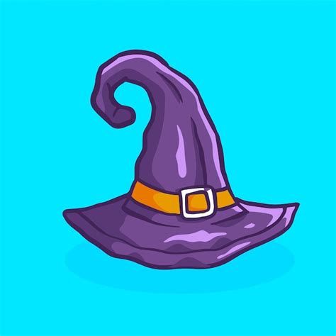 Premium Vector Hand Drawn Halloween Witch Hat Doodle