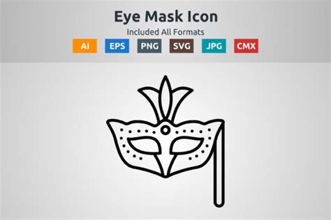 Eye Mask Vector Outline Icon Graphic by abidehtisham198 · Creative Fabrica