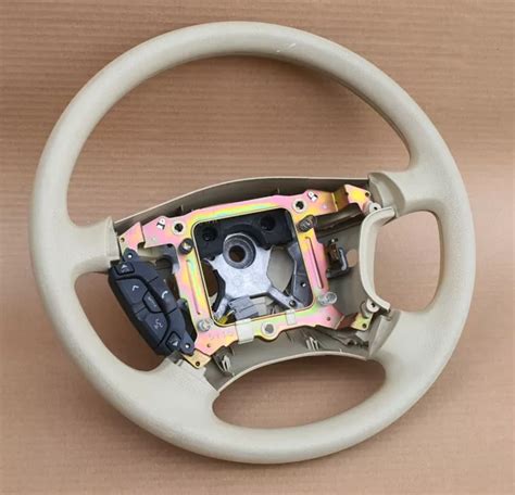 NISSAN PATROL Y61 1997 2014 Genuine Leather Steering Wheel Ivory Oem