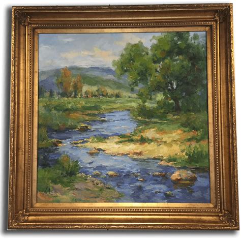 Download Impressionist River Landscape Painting