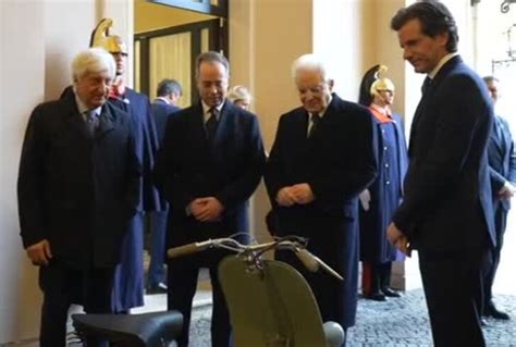 Mattarella Ha Ricevuto Matteo E Michele Colaninno Per Esimo Piaggio