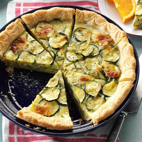 Cheesy Zucchini Quiche Recipe Taste Of Home