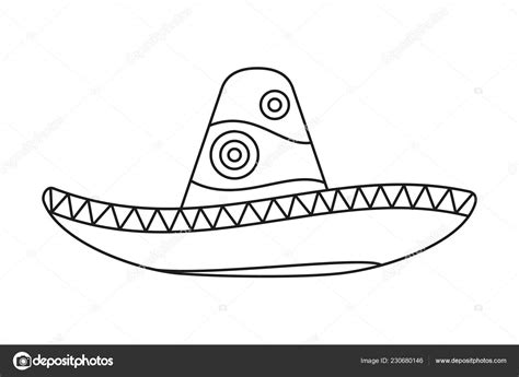 Dibujo De Sombrero De Charro Para Colorear Dibujos Para Colorear Porn