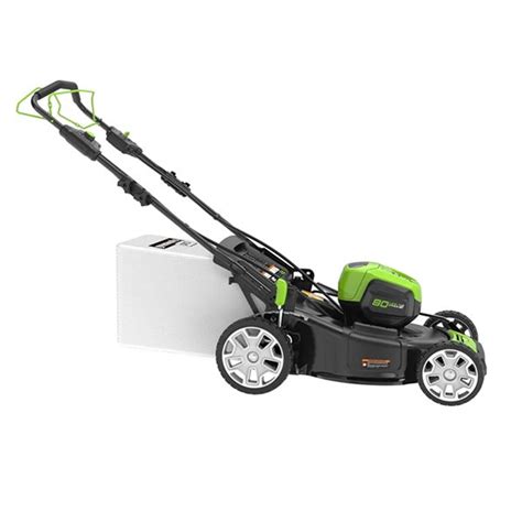 Tondeuse à gazon électrique autotractée Greenworks Pro sans fil de 80 V