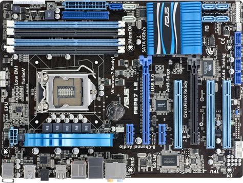 Asus P P Le Lga P Sata Gbps And Usb Supported Atx