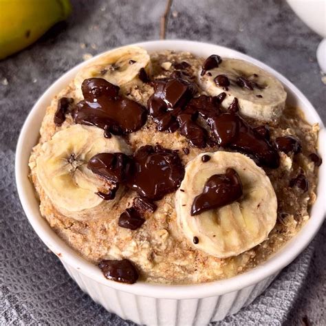 Gebakken Havermoutpap Met Banaan En Chocolade Tastelist Nl