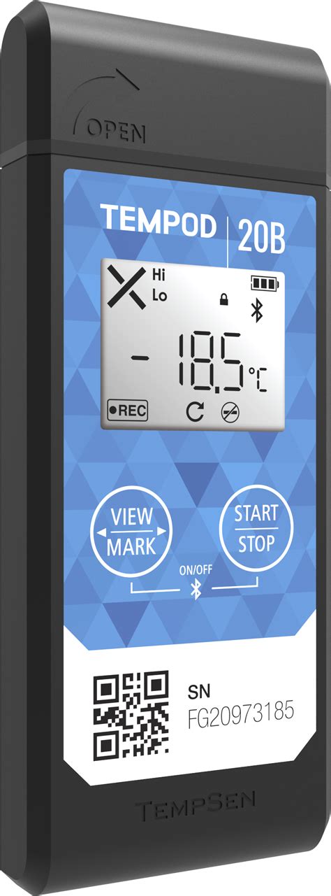 Tempsen Tempod B Bluetooth Temperature Data Logger