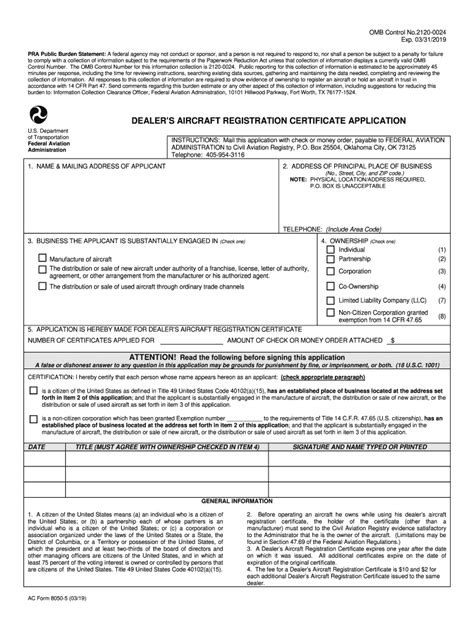 Faa Form Fill Out And Sign Printable Pdf Template