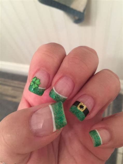 50 Super Cute St Patrick S Day Nails St Patricks Day Nails St