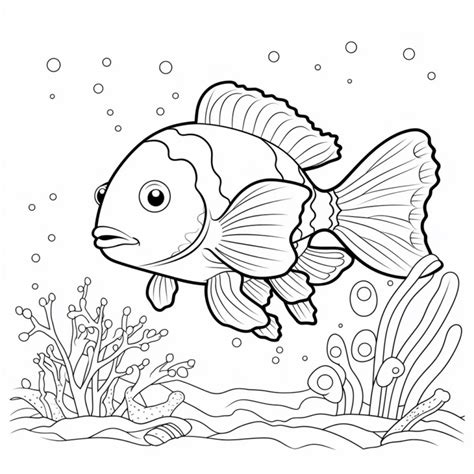 Clownfisch Trifft Seestern Happycoloring Net