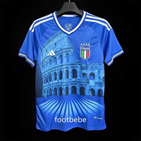 Maillot Italie 2024 édition spéciale bleue Footbebe