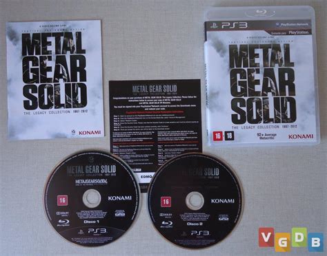 Metal Gear Solid The Legacy Collection Vgdb Vídeo Game Data Base